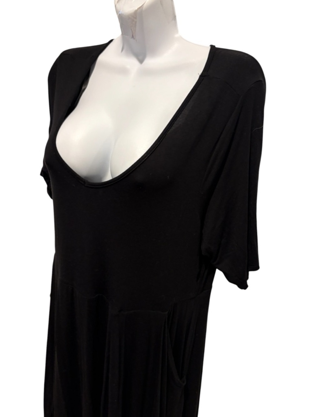 TORRID Women’s Super Soft Skater Mini Dress Black Size 0/L - Picture 5 of 13